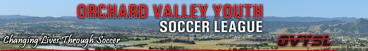 Orchard Valley Youth Soccer League banner
